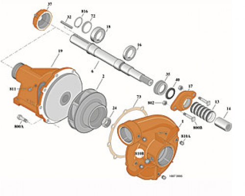 BOMBA 4X3 CCW THREAD PACKING